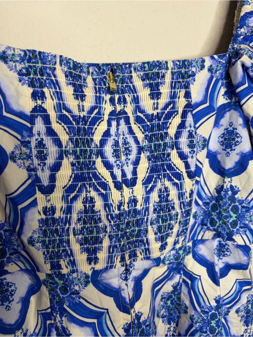 Cara Cara Kelly Blue Mosaic Dress - Picture 7 of 8
